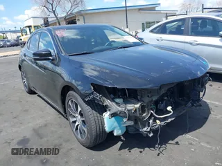 2015 Acura TLX with VIN 19UUB1F36FA011026, listed as a IAAI auction lot 41905909 with 106,519 mi miles and . Bid and sale history available at carsss.com. Image 1.