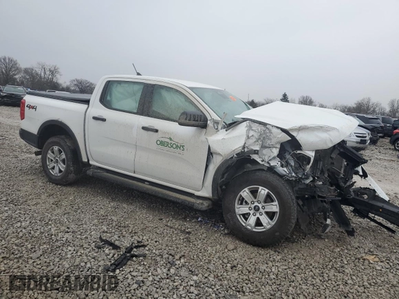 2024 Ford Ranger XL with VIN 1FTER4PH7RLE09106, listed as a Copart auction lot 85033574 with 0 mi miles and Salvage Title. Bid and sale history available at carsss.com. Image 4.