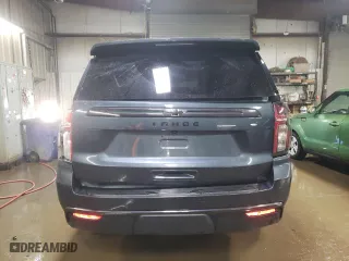 2021 Chevrolet Tahoe Z71 with VIN 1GNSKPKD9MR452601, listed as a Copart auction lot 49108375 with 69,849 mi miles and Salvage Title. Bid and sale history available at carsss.com. Image 6.