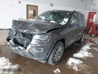 2021 Jeep Grand Cherokee Laredo X with VIN 1C4RJFAG3MC648293, listed as a IAAI auction lot 41586333 with 46,315 mi miles. Bid and sale history available at carsss.com. Image 2.