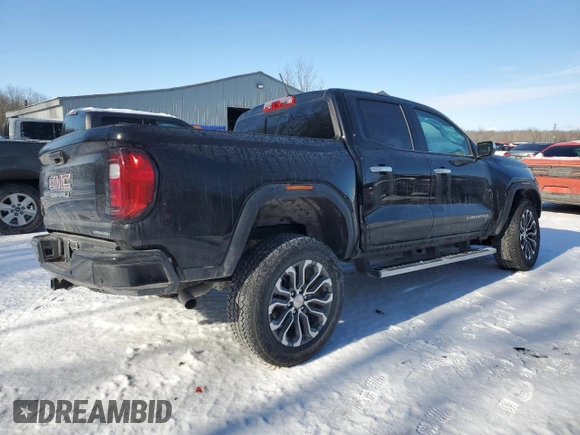 2024 GMC Canyon 4WD Denali with VIN 1GTP6FEK2R1119475, listed as a Copart auction lot 42523575 with 22,683 mi miles and Salvage Title. Bid and sale history available at carsss.com. Image 3.