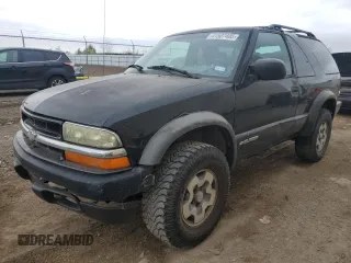 2003 Chevrolet Blazer LS z VIN 1GNCT18X23K154091, wystawiony jako Copart lot #41507405 z przebiegiem 166 019 mil mil oraz Szkoda całkowita • Salvage title. Historia ofert i sprzedaży dostępna na DreamBid. Obrazek 1.
