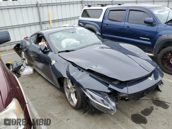 2024 Ferrari Roma z VIN ZFF98RNA9R0301984, wystawiony jako Copart lot #54060024 z przebiegiem Nie podano mil oraz Szkody całkowita. Historia ofert i sprzedaży dostępna na DreamBid. Obrazek 4.
