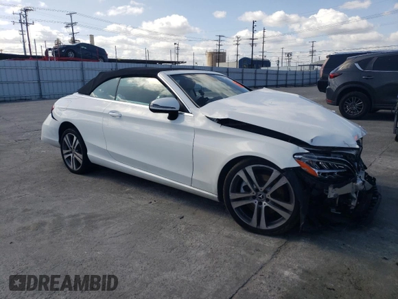 2021 Mercedes-Benz C 300 with VIN W1KWK8DB1MG101243, listed as a Copart auction lot 51533725 with Not provided miles and Salvage title. Bid and sale history available at DreamBid. Image 4.