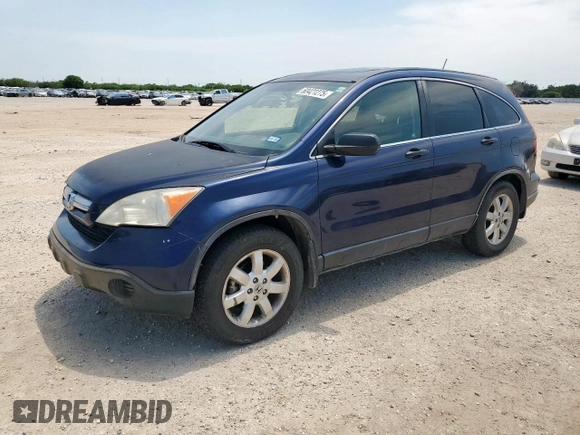 2007 Honda CR-V EX with VIN JHLRE48507C093470, listed as a Copart auction lot 60421275 with 134,507 mi miles and Salvage title. Bid and sale history available at DreamBid. Image 1.