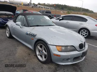 1997 BMW 3 Series 2.8L with VIN 4USCJ3320VLC06608, listed as a IAAI auction lot 41544601 with 79,966 mi miles. Bid and sale history available at carsss.com. Image 1.