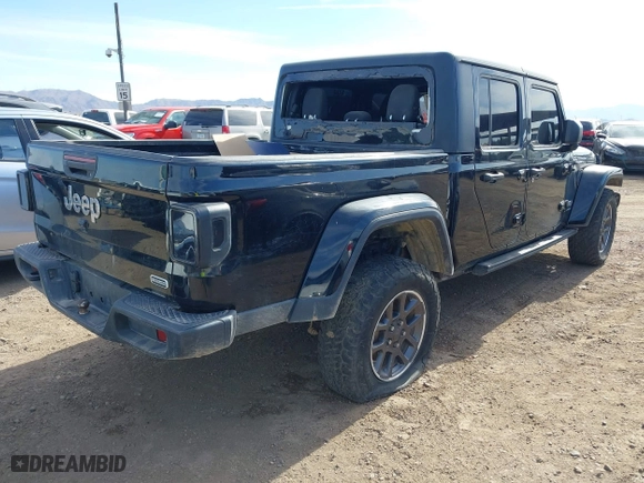 2023 Jeep Gladiator Overland with VIN 1C6HJTFG2PL564318, listed as a IAAI auction lot 41637657 with 30,368 mi miles. Bid and sale history available at carsss.com. Image 4.