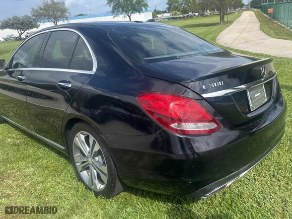 2017 Mercedes-Benz C-Class C 300 with VIN 55SWF4JB2HU209364, listed as a Copart auction lot 48025215 with 64,582 mi miles and Clean Title. Bid and sale history available at carsss.com. Image 3.