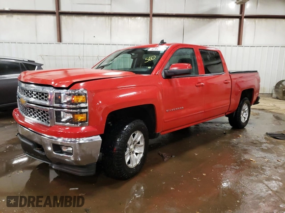 2015 Chevrolet Silverado 1500 LT with VIN 3GCUKREC7FG197613, listed as a Copart auction lot 42990495 with 190,846 mi miles and Clean Title. Bid and sale history available at carsss.com. Image 1.