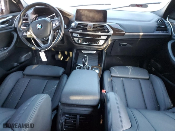 2020 BMW X4 xDrive30i with VIN 5UX2V1C06L9D65361, listed as a Copart auction lot 87350454 with 0 mi miles and Salvage Title. Bid and sale history available at carsss.com. Image 8.