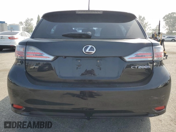 2013 Lexus CT 200h with VIN JTHKD5BH8D2123969, listed as a Copart auction lot 59513835 with 90,176 mi miles and Salvage title. Bid and sale history available at DreamBid. Image 6.