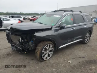 2022 Hyundai Palisade Limited with VIN KM8R5DHE4NU423305, listed as a Copart auction lot 61291175 with 44,007 mi miles and Salvage title. Bid and sale history available at DreamBid. Image 1.