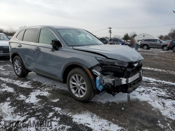 2025 Honda CR-V EX with VIN 2HKRS4H44SH441135, listed as a Copart auction lot 43764055 with 2,173 mi miles and Salvage Title. Bid and sale history available at DreamBid. Image 4.