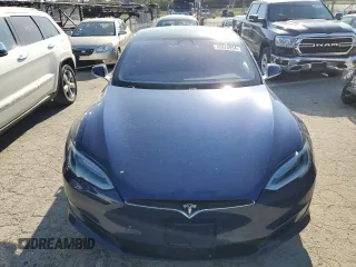 2017 Tesla Model S 100D with VIN 5YJSA1E22HF209498, listed as a Copart auction lot 45670954 with Not provided miles and Salvage title. Bid and sale history available at DreamBid. Image 5.