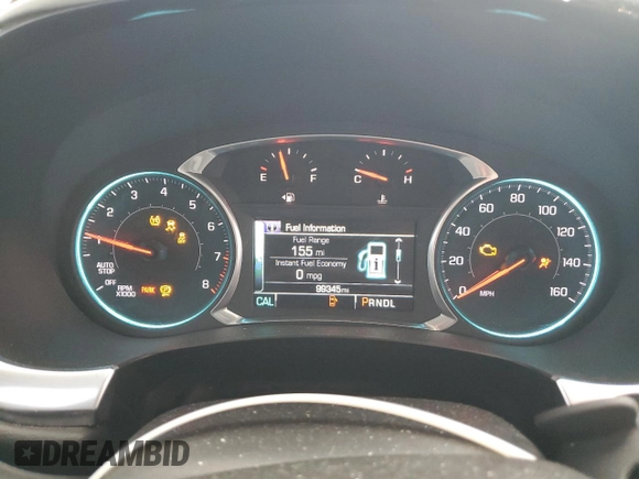2019 Chevrolet Traverse RS with VIN 1GNEVJKW4KJ211334, listed as a Copart auction lot 46133715 with 99,345 mi miles and Salvage Title. Bid and sale history available at carsss.com. Image 9.