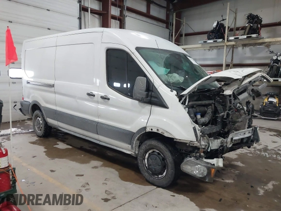 2020 Ford Transit Cargo with VIN 1FTBR1C81LKA51182, listed as a IAAI auction lot 41394738 with 133,626 mi miles. Bid and sale history available at carsss.com. Image 1.