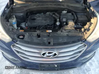 2017 Hyundai Santa Fe Sport 2.0T with VIN 5XYZU4LA0HG414280, listed as a Copart auction lot 41629395 with 132,427 mi miles and Clean Title. Bid and sale history available at carsss.com. Image 12.
