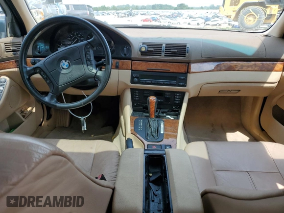 1997 BMW 5 Series 528iA with VIN WBADD632XVBW10342, listed as a Copart auction lot 57026784 with 102,115 mi miles and Salvage Title. Bid and sale history available at carsss.com. Image 8.