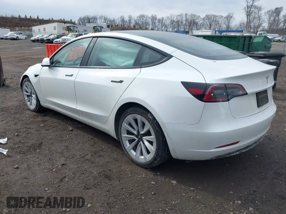 2023 Tesla Model 3 Long Range with VIN 5YJ3E1EB8PF600291, listed as a IAAI auction lot 41651156 with 37,055 mi miles and . Bid and sale history available at DreamBid. Image 3.