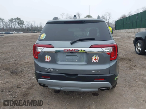 2021 GMC Acadia SLE with VIN 1GKKNRLS7MZ108794, listed as a IAAI auction lot 41873055 with 48,374 mi miles. Bid and sale history available at carsss.com. Image 16.