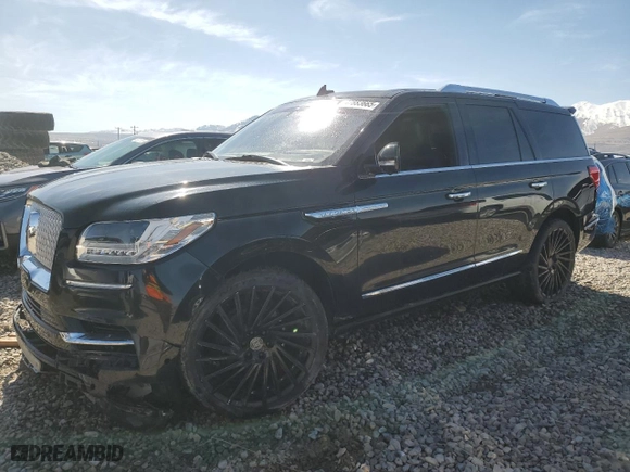 2018 Lincoln Navigator Reserve with VIN 5LMJJ2LT1JEL10108, listed as a Copart auction lot 47883665 with 0 mi miles and Salvage Title. Bid and sale history available at carsss.com. Image 1.