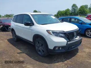 2021 Honda Passport EX-L with VIN 5FNYF8H59MB007097, listed as a IAAI auction lot 42409181 with 74,410 mi miles and . Bid and sale history available at DreamBid. Image 1.