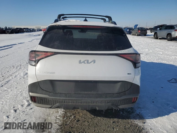 2024 Kia Sportage X-Line with VIN 5XYK6CDF9RG211227, listed as a Copart auction lot 43651765 with 6,386 mi miles and Salvage Title. Bid and sale history available at carsss.com. Image 6.