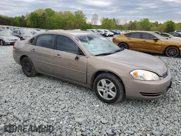 2007 Chevrolet Impala LS with VIN 2G1WB58KX79354382, listed as a Copart auction lot 53108395 with 237,892 mi miles and Salvage Title. Bid and sale history available at DreamBid. Image 4.