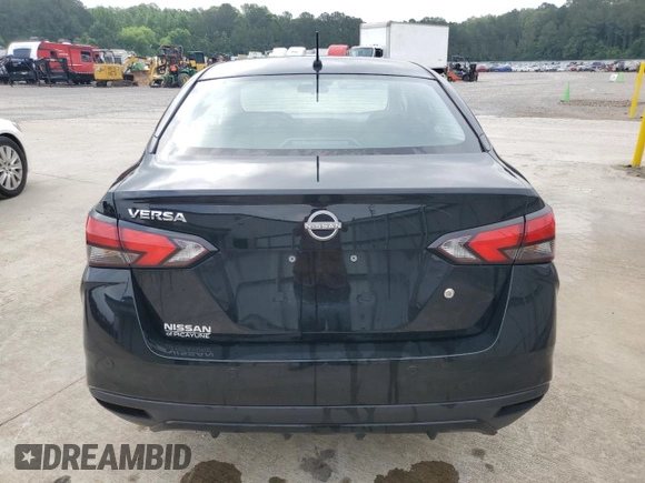 2024 Nissan Versa S with VIN 3N1CN8DVXRL877357, listed as a Copart auction lot 55453295 with 38,725 mi miles and Clean Title. Bid and sale history available at DreamBid. Image 6.