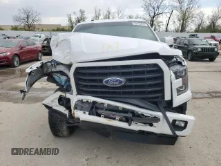 2017 Ford F-150 XL with VIN 1FTFW1EG1HFA28306, listed as a Copart auction lot 52254815 with 0 mi miles and Salvage Title. Bid and sale history available at carsss.com. Image 5.