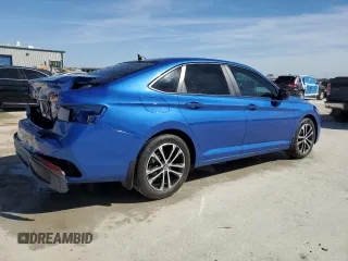 2024 Volkswagen Jetta Sport with VIN 3VWBM7BU2RM008260, listed as a Copart auction lot 49097225 with 4,820 mi miles and Clean title. Bid and sale history available at DreamBid. Image 3.