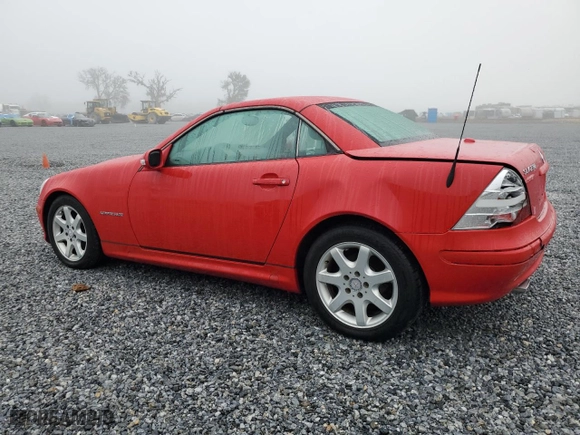2003 Mercedes-Benz SLK-Class 2.3L with VIN WDBKK49F43F286405, listed as a Copart auction lot 84041324 with NaN miles and Salvage Title. Bid and sale history available at carsss.com. Image 2.