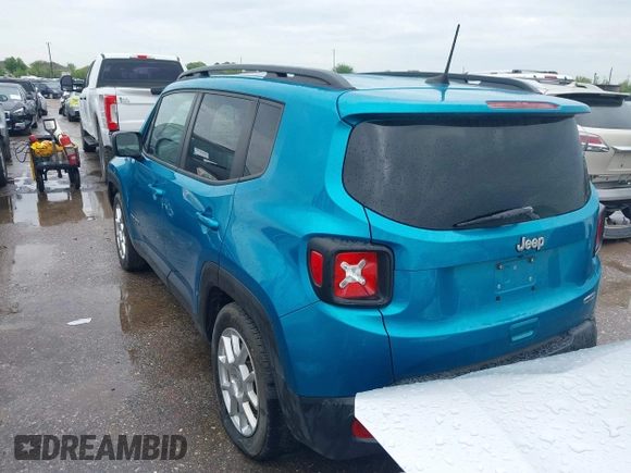 2021 Jeep Renegade Latitude with VIN ZACNJCBB0MPM38811, listed as a IAAI auction lot 41727489 with 95,930 mi miles and . Bid and sale history available at DreamBid. Image 3.