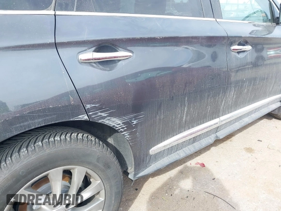2014 Infiniti QX60 with VIN 5N1AL0MM2EC543778, listed as a IAAI auction lot 41587616 with Not Provided miles and . Bid and sale history available at carsss.com. Image 17.