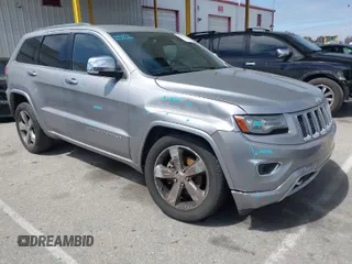 2014 Jeep Grand Cherokee Overland with VIN 1C4RJECG0EC291048, listed as a IAAI auction lot 41883941 with 81,871 mi miles. Bid and sale history available at carsss.com. Image 1.
