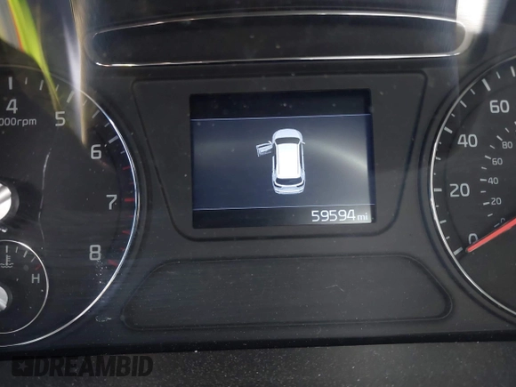 2019 Kia Sorento L with VIN 5XYPG4A3XKG605229, listed as a IAAI auction lot 41827291 with 59,594 mi miles. Bid and sale history available at carsss.com. Image 7.