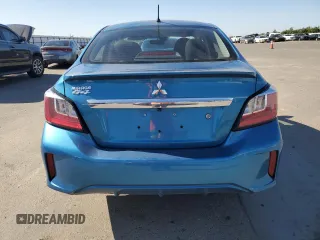 2024 Mitsubishi Mirage ES with VIN ML32FUFJXRHF12996, listed as a Copart auction lot 55492395 with 3,388 mi miles and Salvage title. Bid and sale history available at DreamBid. Image 6.