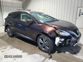 2021 Nissan Murano Platinum z VIN 5N1AZ2DSXMC140879, wystawiony jako Copart lot #51484265 z przebiegiem 64 400 mil mil oraz Szkoda całkowita • Salvage title. Historia ofert i sprzedaży dostępna na DreamBid. Obrazek 4.