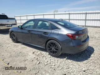 2025 Honda Civic Sport z VIN 2HGFE2F56SH547705, wystawiony jako Copart lot #55899805 z przebiegiem 15 423 mil mil oraz Szkoda całkowita • Salvage title. Historia ofert i sprzedaży dostępna na DreamBid. Obrazek 2.