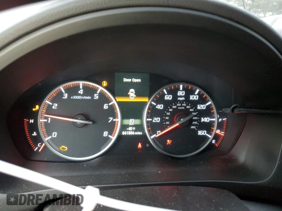 2021 Acura ILX w/Premium/A-SPEC Package with VIN 19UDE2F83MA008591, listed as a Copart auction lot 49028615 with 41,806 mi miles and Salvage Title. Bid and sale history available at carsss.com. Image 9.