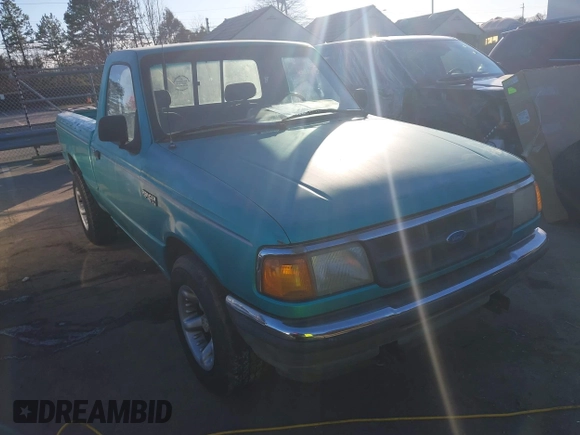 1993 Ford Ranger Splash with VIN 1FTCR10A1PPB44160, listed as a IAAI auction lot 41576396 with 38,119 mi miles and . Bid and sale history available at DreamBid. Image 1.