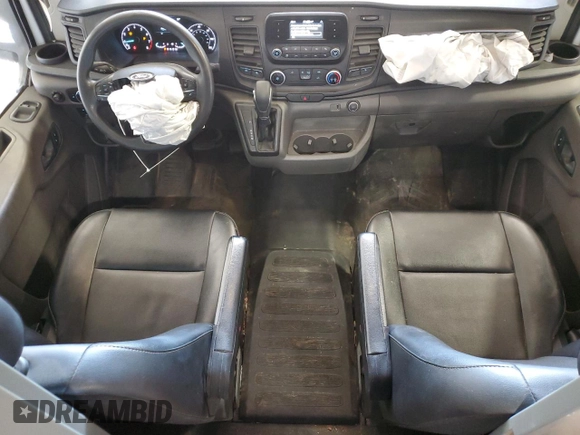 2021 Ford Transit Cargo with VIN 1FTBR1C82MKA10660, listed as a Copart auction lot 48245695 with 63,401 mi miles and Salvage Title. Bid and sale history available at DreamBid. Image 8.