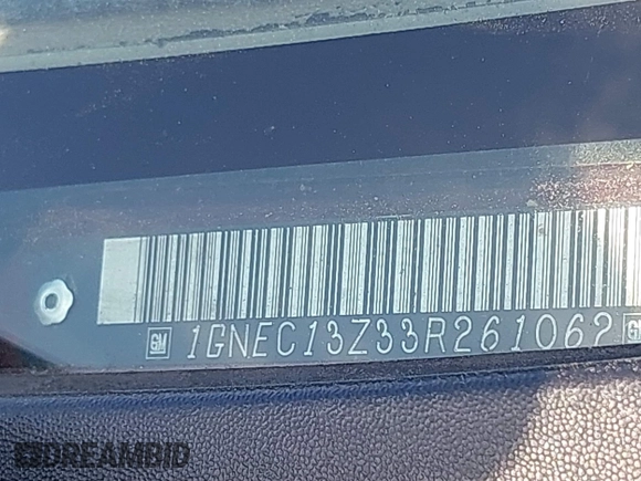2003 Chevrolet Tahoe LT with VIN 1GNEC13Z33R261062, listed as a IAAI auction lot 41882613 with Not provided miles and . Bid and sale history available at DreamBid. Image 9.