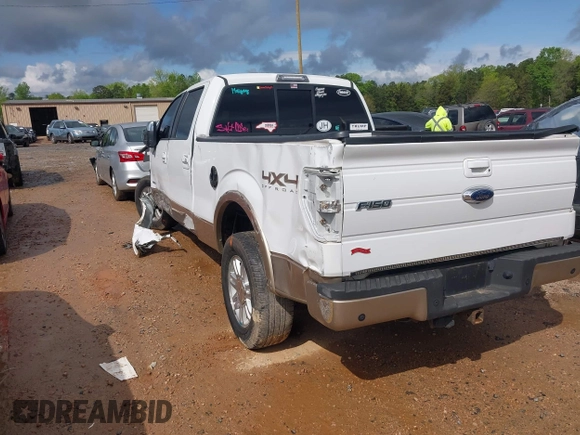 2011 Ford F-150 XLT with VIN 1FTFW1ET7BKD50847, listed as a IAAI auction lot 42007868 with 164,463 mi miles and . Bid and sale history available at DreamBid. Image 3.