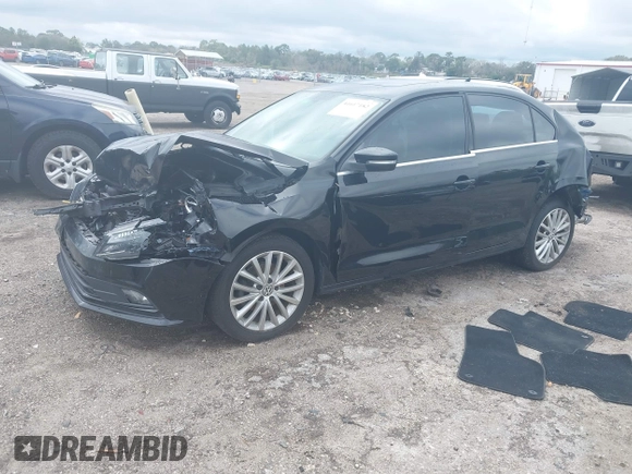 2016 Volkswagen Jetta Sedan 1.8T SEL with VIN 3VWL07AJ9GM258065, listed as a IAAI auction lot 41617182 with 164,891 mi miles. Bid and sale history available at carsss.com. Image 17.