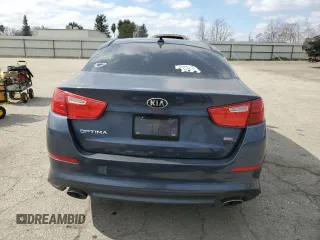 2015 Kia Optima LX with VIN 5XXGM4A74FG452675, listed as a Copart auction lot 46331535 with 82,335 mi miles and Salvage Title. Bid and sale history available at DreamBid. Image 6.