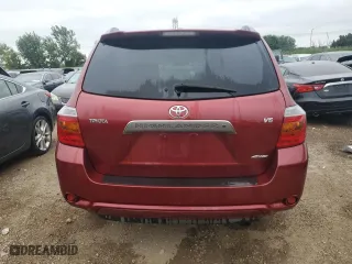 2009 Toyota Highlander Sport with VIN JTEES43A692116005, listed as a Copart auction lot 66279264 with 129,139 mi miles and Salvage Title. Bid and sale history available at carsss.com. Image 6.