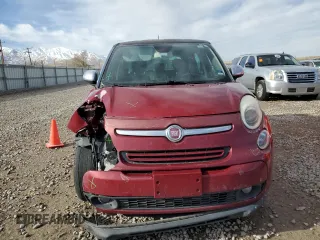 2014 FIAT 500L Lounge with VIN ZFBCFACHXEZ029174, listed as a Copart auction lot 80573714 with 72,099 mi miles and Salvage Title. Bid and sale history available at carsss.com. Image 5.