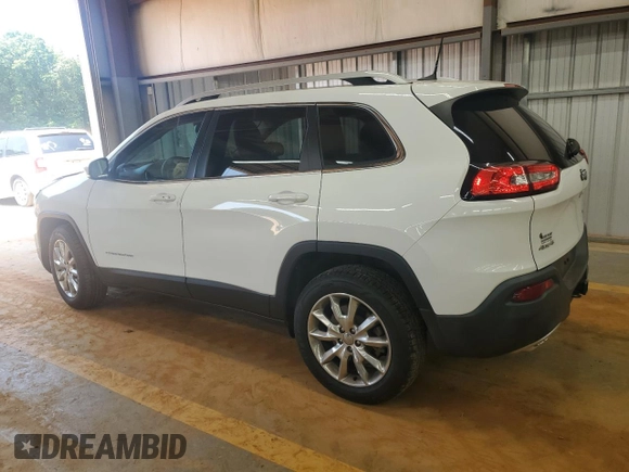 2017 Jeep Cherokee Limited with VIN 1C4PJMDS2HW544202, listed as a Copart auction lot 59942135 with 36,140 mi miles and Salvage title. Bid and sale history available at DreamBid. Image 2.