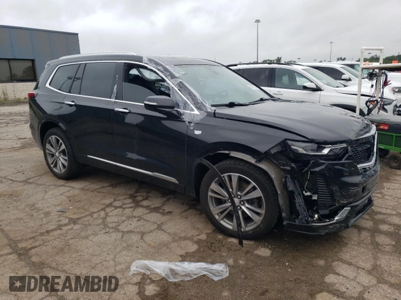 2021 Cadillac XT6 Premium Luxury with VIN 1GYKPDRS9MZ209989, listed as a Copart auction lot 64770124 with 90,115 mi miles and Non Repairable. Bid and sale history available at carsss.com. Image 4.